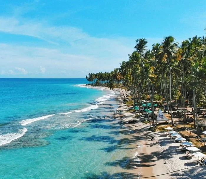 A Praia dos Carneiros tem sol o ano todo.