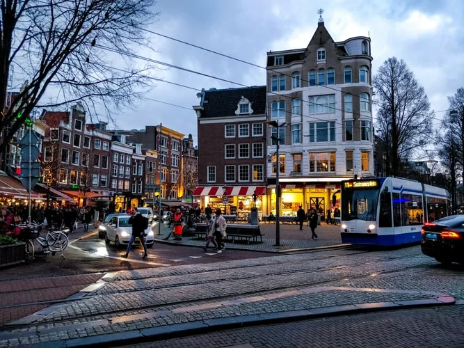 Tram in Amsterdam