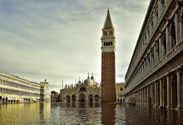 Acqua Alta em Veneza.
