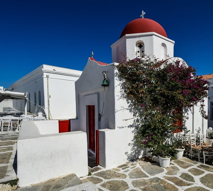 Agia Moni, é uma das igrejas mais antigas de Mykonos