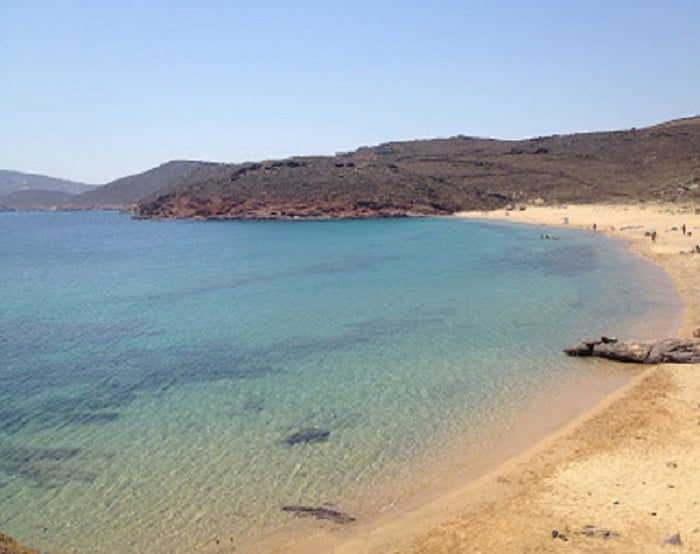 Agios sostis: Praias de Myknos