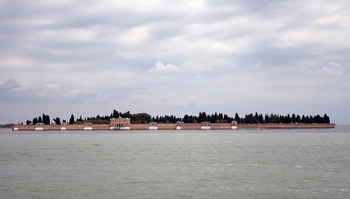 Isla de San Michele em Veneza.