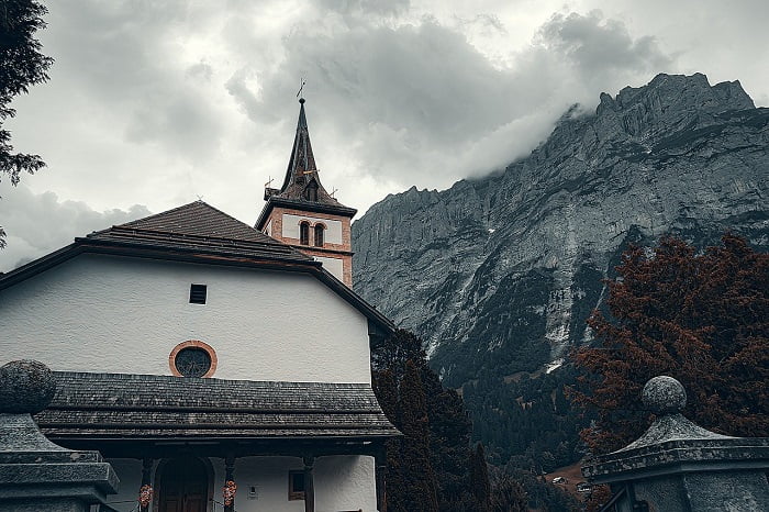 Grindewald, nos Alpes Suíços, Suíça.