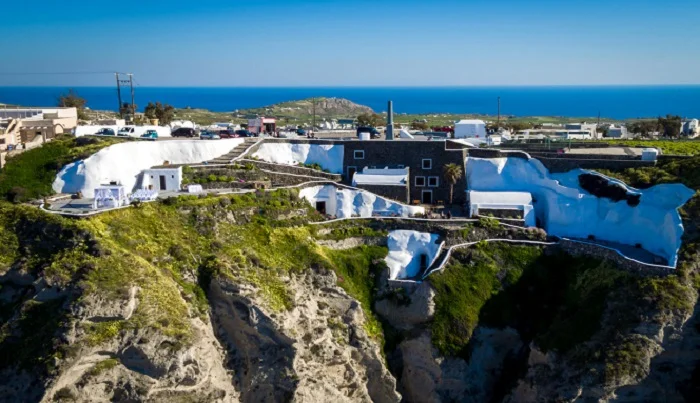 Vinícola Venetsanos em Santorini.