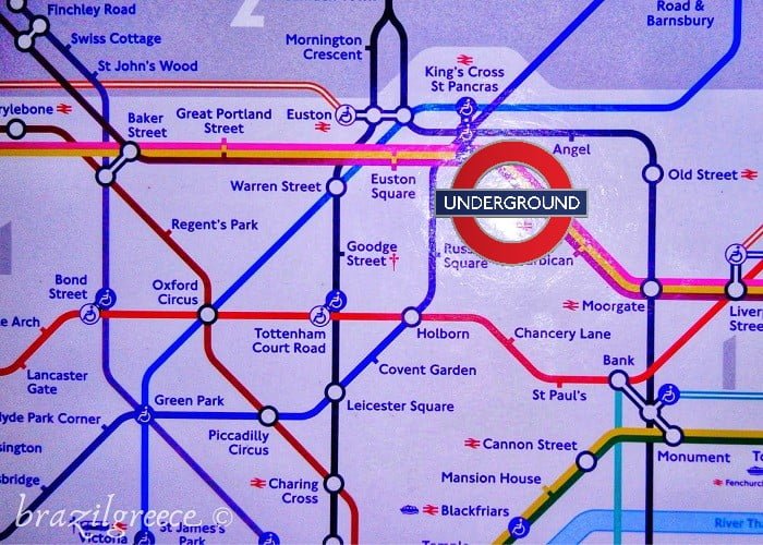 Estação de Metrô de Londres: Baker Street.