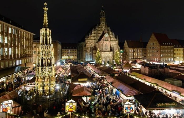 Christmas Market Nuremberg, Alemanha.