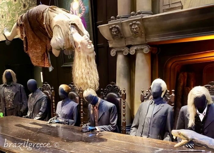 Harry Potter Studios, reunião na Mansão Malfoy.
