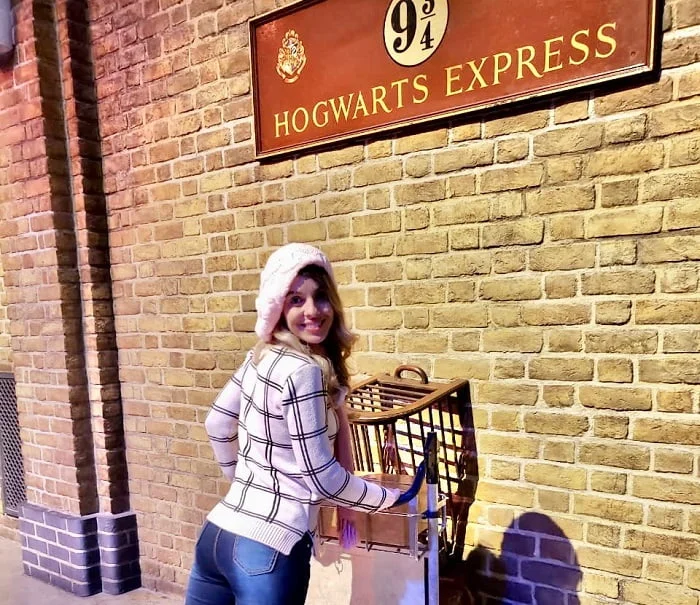 Harry Potter Studios, plataforma 9 3/4.