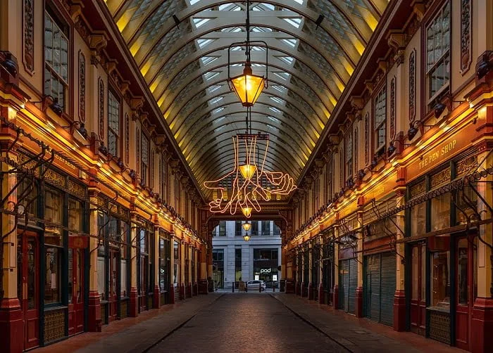 Leadenhall Market, Londres.