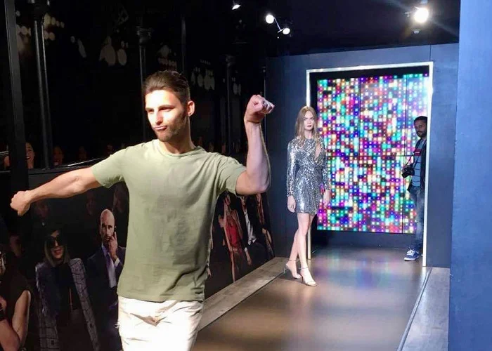 Museu de Cera Madame Tussauds em Londres, no setor da Fashion Week.