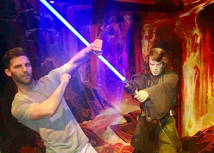 Madame Tussauds em Londres, zona do Star Wars.