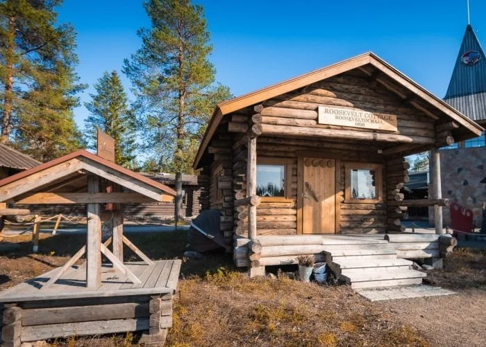 Cabine de Roosevelt, Santa Claus Village, Finlândia.