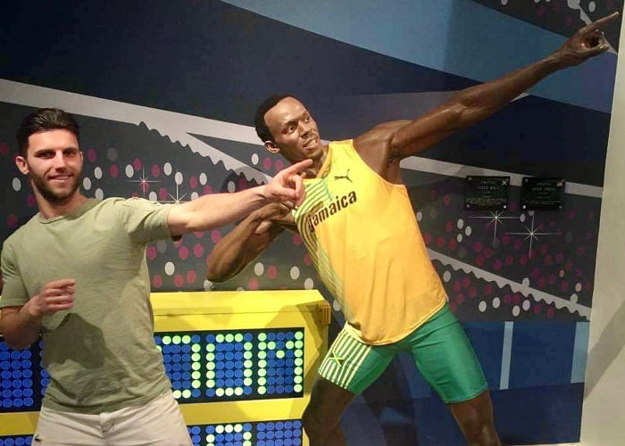 Museu de Cera Madame Tussauds Londres, Usain Bolt.