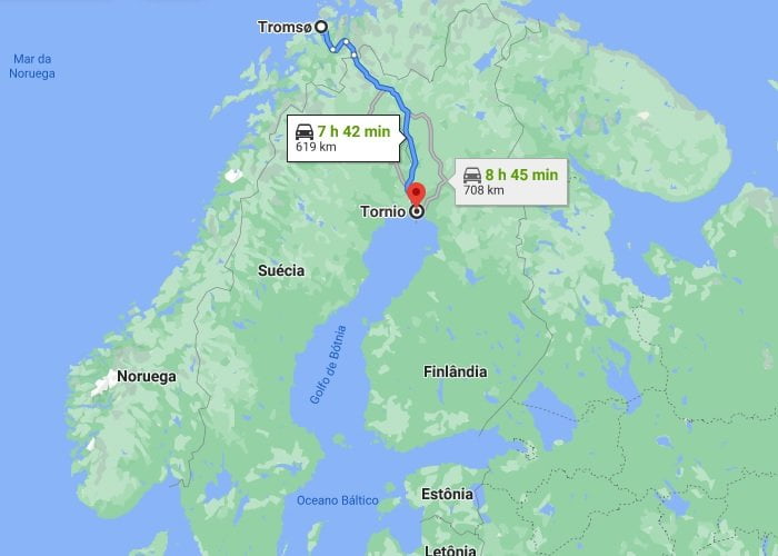 Northern Lights Route, a rota da aurora boreal nos países nórdicos