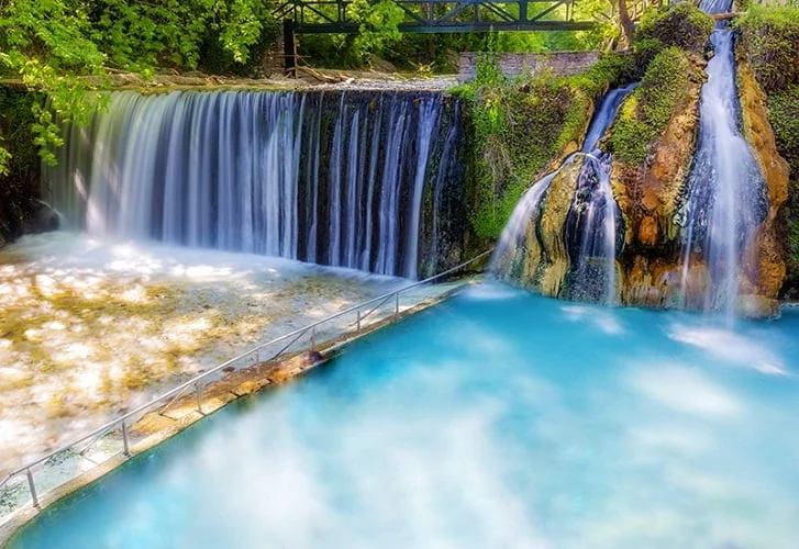 Banhos termais Pozar, Pella, Macedônia.