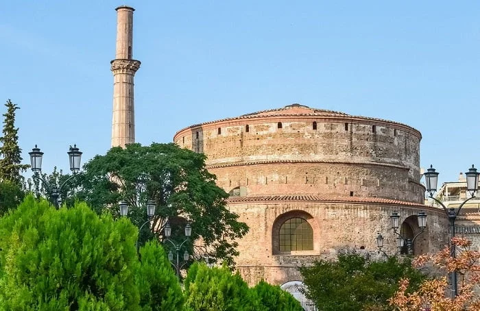 Rotunda, praça Georgiou, Thessaloniki, Salônica, Grécia.