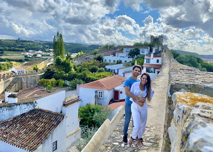 História do Castelo de Óbidos em Portugal.