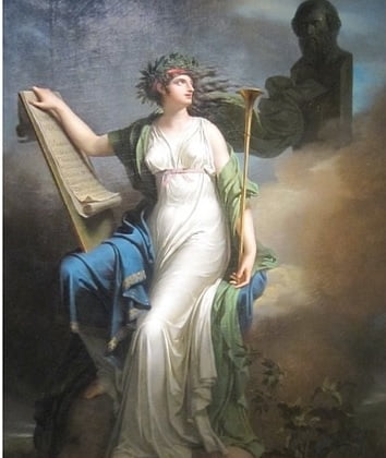 Clio ou Kleio, uma das musas da mitologia grega.