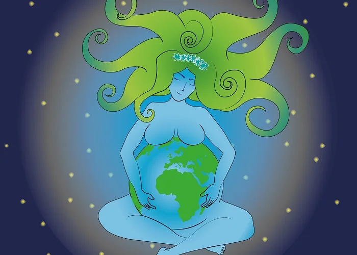 Panteão Grego: Gaia, mãe-terra da mitologia grega.