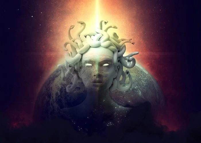 Medusa era uma das três irmãs górgonas da mitologia grega.