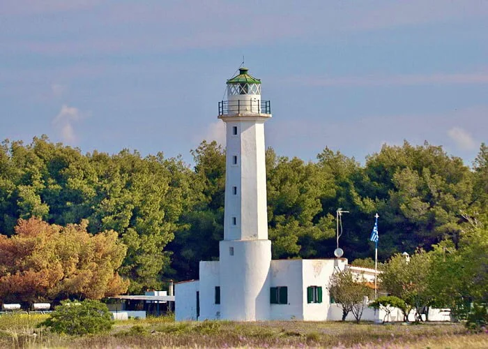 Farol de Possidi, Primeira península de Halkidiki, Grécia, Kassandra.