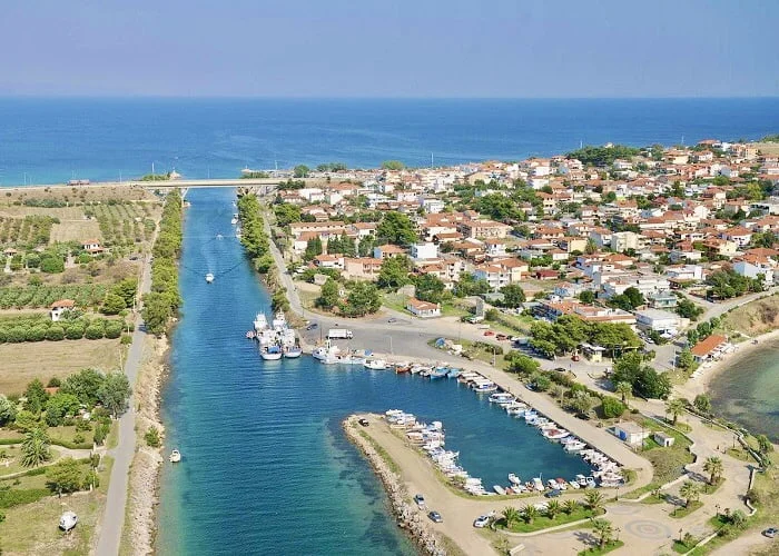 Potidea, Nea poteidaia, Primeira península de Halkidiki, Grécia, Kassandra.