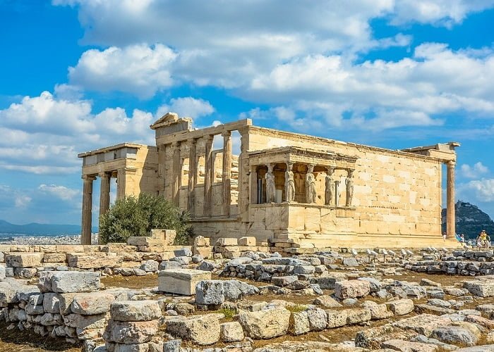 Erecteion, templo de Atena e Poseidon, Acrópole de Atenas