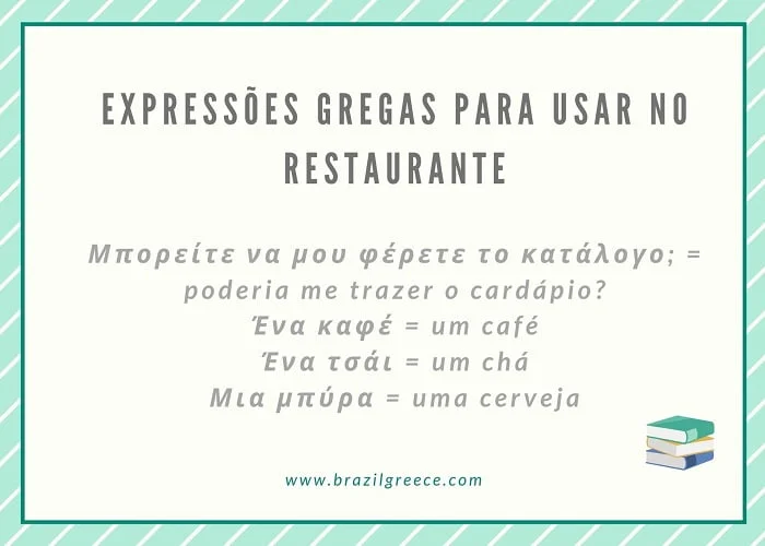 Expressões gregas para a sua viagem para a Grécia.