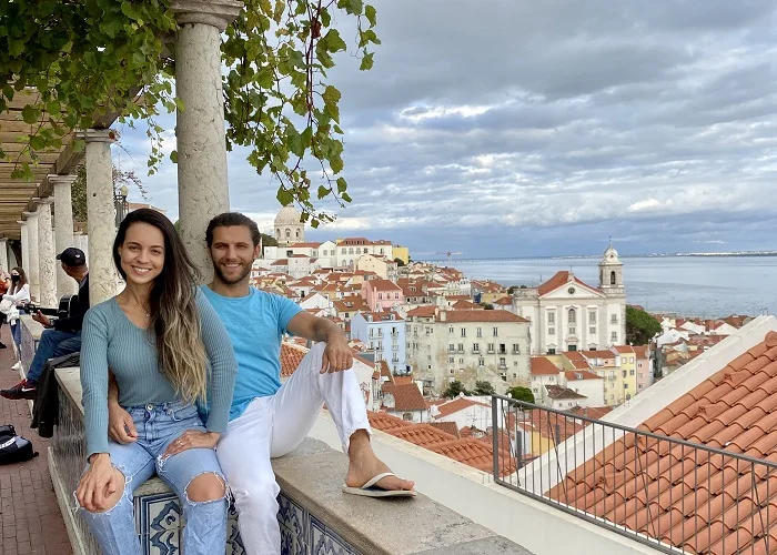 Alfama Lisboa: Miradouro Santa Luzia.