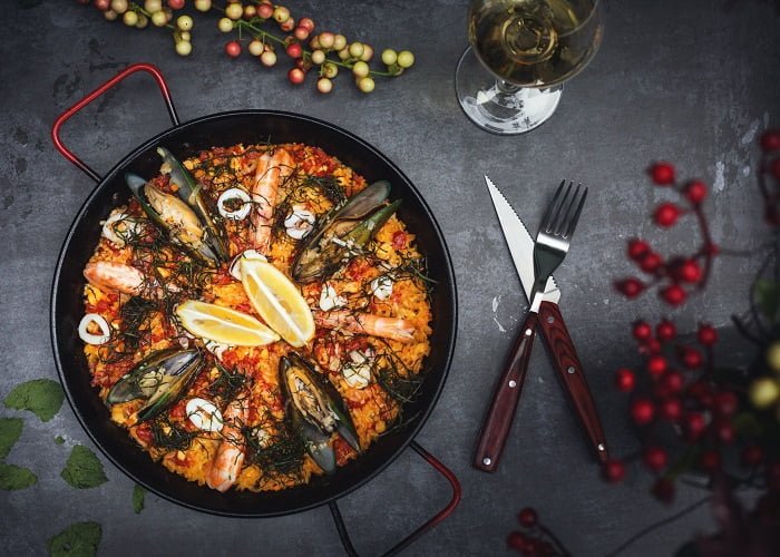 Comidas típicas da Espanha: Paella.