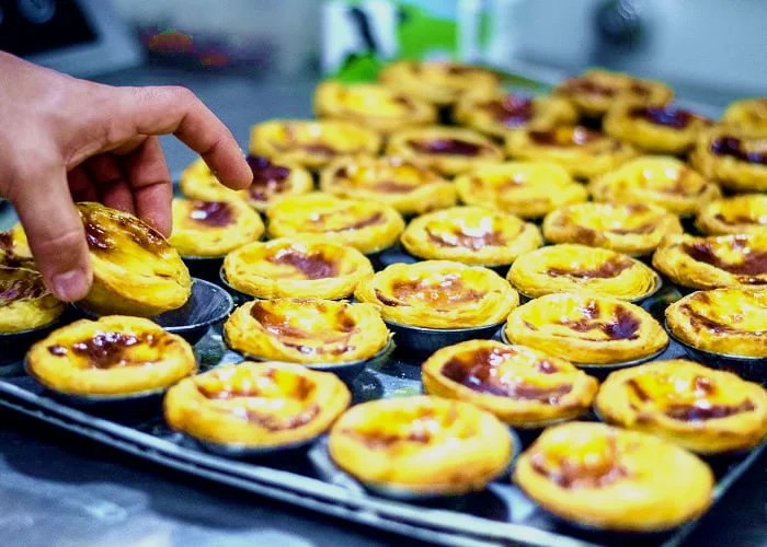 Doces típicos de Portugal: Pastéis de Nata.