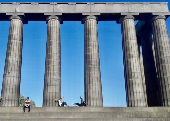 O que fazer em Edimburgo na Escócia: Monumento Nacional da Escócia.