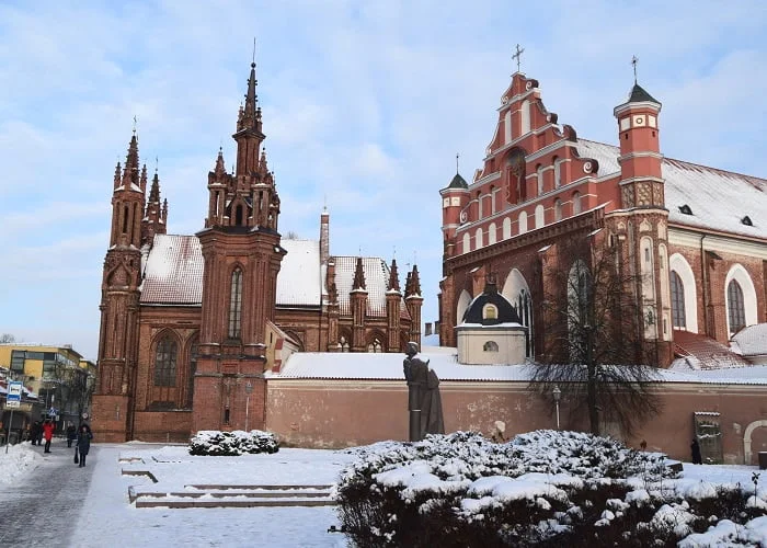 Onde passar natal com neve na Europa: Vilnius.