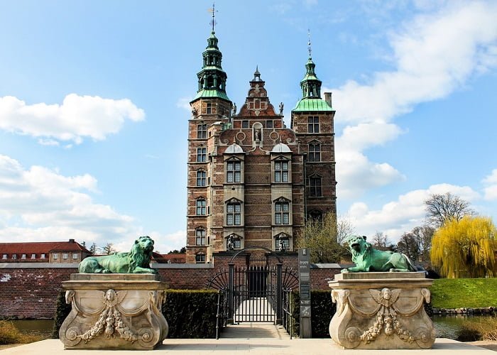 O que fazer em Copenhague. Palácio de Rosenborg em Copenhague.