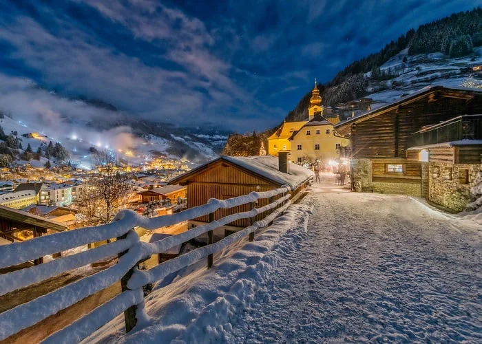 Onde passar o natal com neve na Europa: Salzburgo, Áustria.