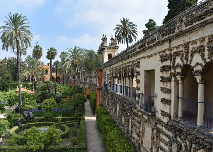Pontos Turísticos Espanha: Real Alcázar em Sevilha.