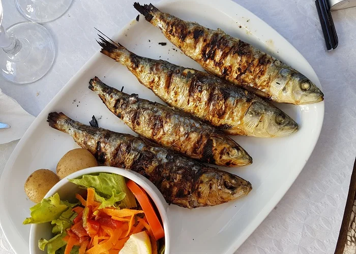 Comidas típicas de Portugal: Sardinha.