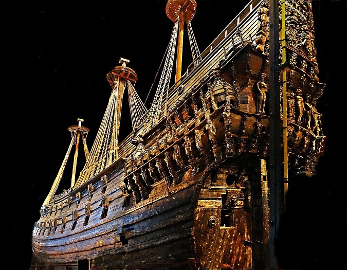 Estocolmo o que fazer: museu do Vasa, navio naufragado.