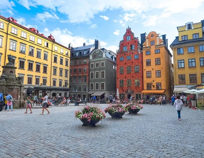 Estocolmo o que fazer: Stortorget: a praça mais antiga de Estocolmo.