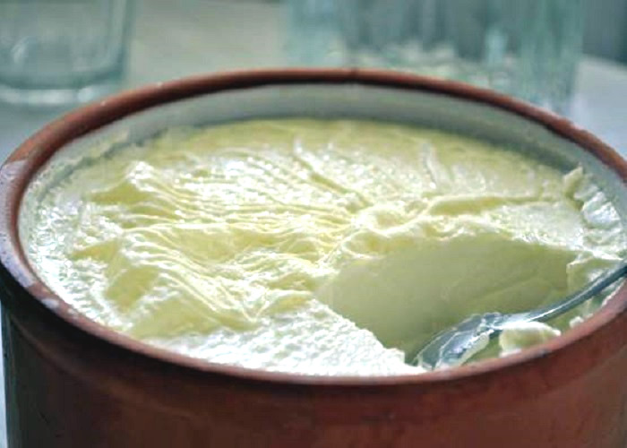 Iogurte grego tradicional.