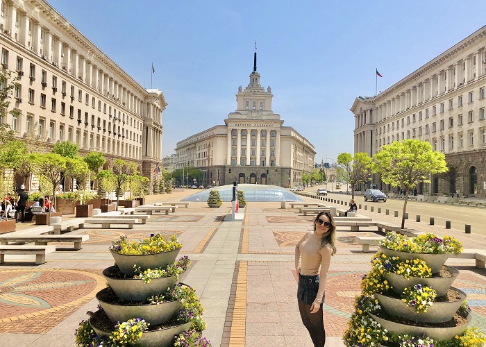 Os melhores pontos turísticos de Sofia: uma praça central que já teve símbolos do comunismo.