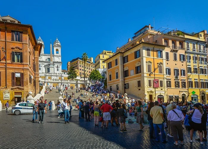 O que fazer em Roma em 1 a 2 dias: Piazza de Spagna, Trinità dei Monti.