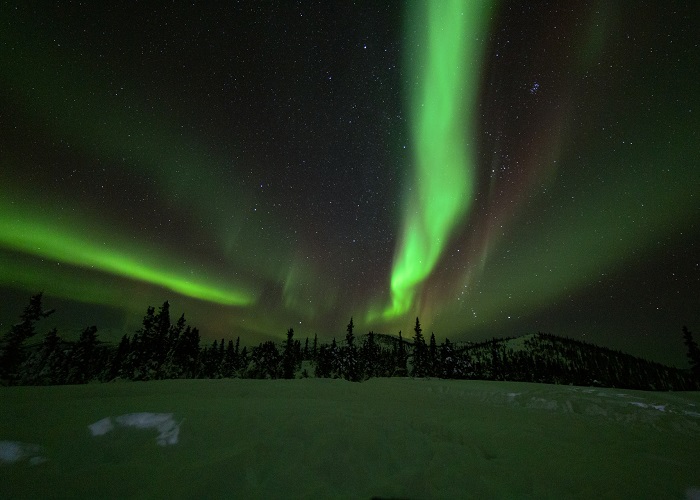 Razões para morar no Alasca: Aurora Boreal.