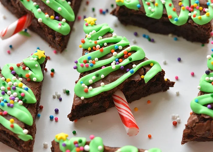 Como fazer Brownie de Natal.