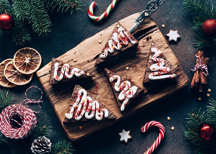 Como fazer Brownie de Natal.