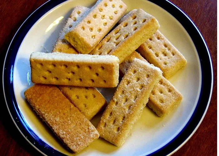 Comidas Típicas da Escócia: Shortbread.