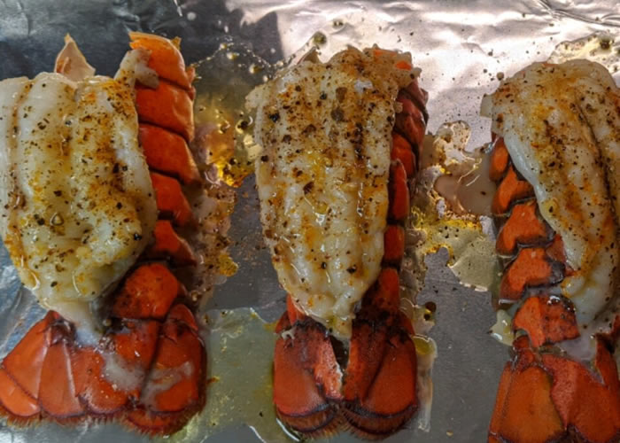 Comidas típicas das Bahamas: Rock Lobsters.