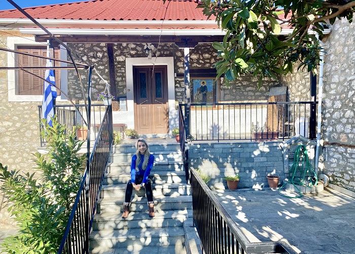 A casa paterna do Padre Paisios no centro de Konitsa.