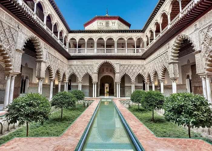 Os mais belos palácios e castelos da Europa: Alcazar, Sevilha, Andaluzia.