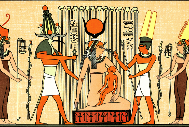 Lendas do Egito: Ísis e os sete escorpiões.